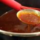 Shish kebab sauce made from tomato paste